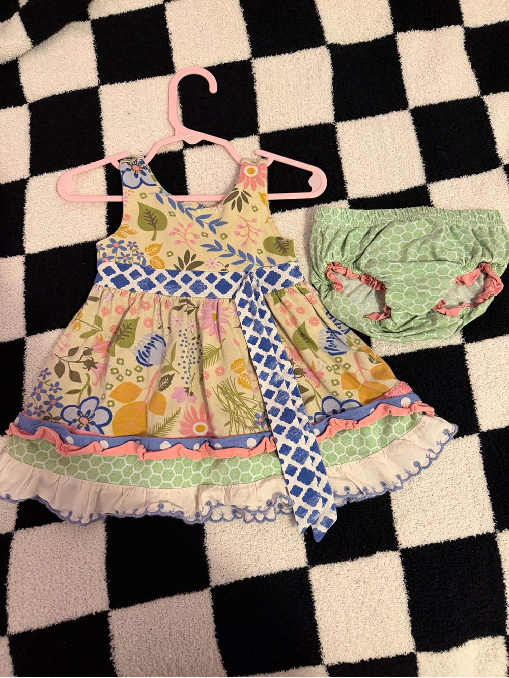 Matilda Jane Dress with bloomers 6-12 months